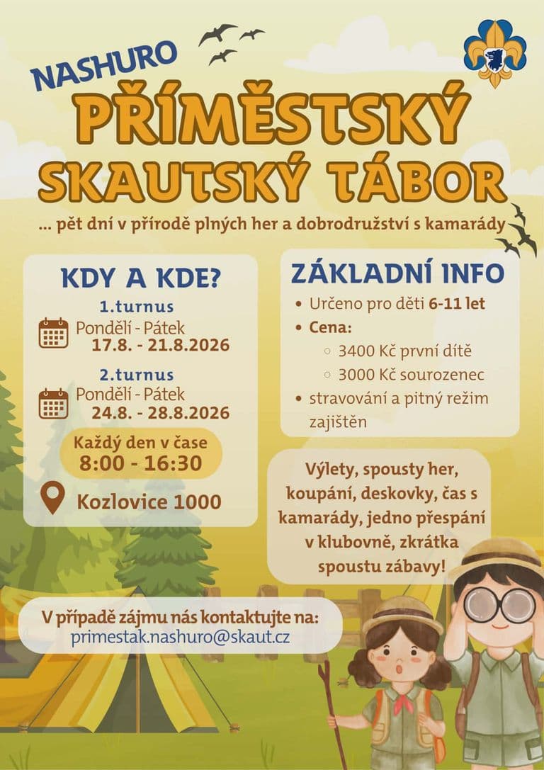 Příměstské tábory 2026